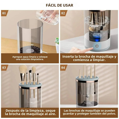 limpiador eléctrico de brochas de maquillaje | BeautyClean